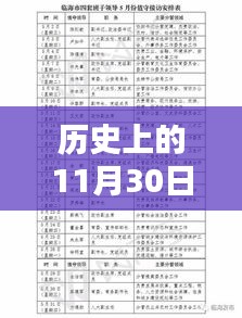 历史上的11月30日热门新泰领导干部公示全解析