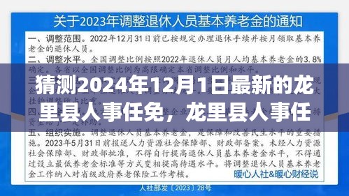 2024年龙里县人事任免预测分析与新动向猜想