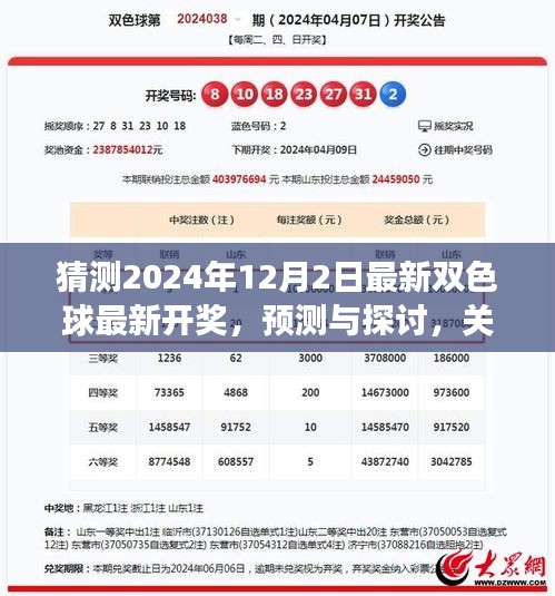 双色球彩票开奖预测与探讨，展望2024年最新开奖趋势及未来发展观点分析