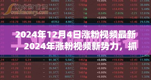 掌握涨粉视频新势力，引领内容风潮的流量密码（2024年最新趋势）