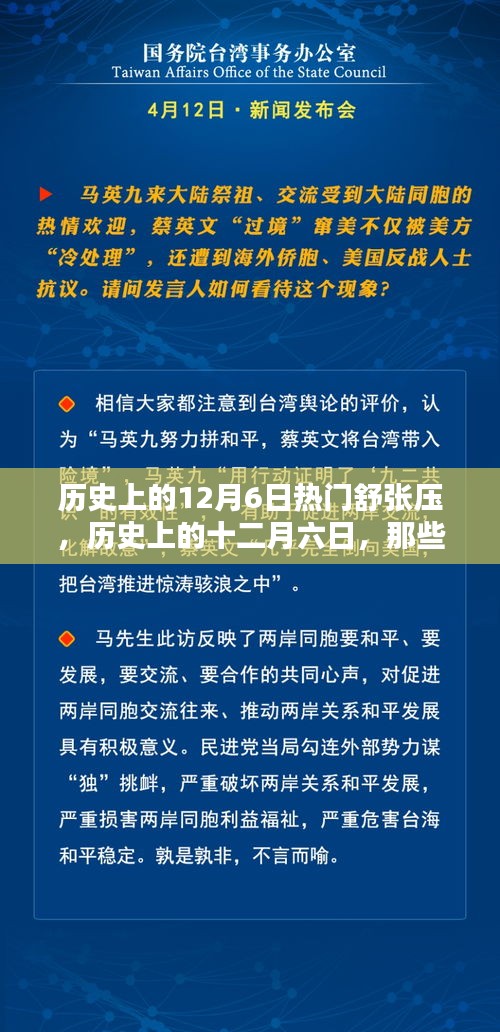 历史上的12月6日舒张压时刻，瞩目瞬间回顾
