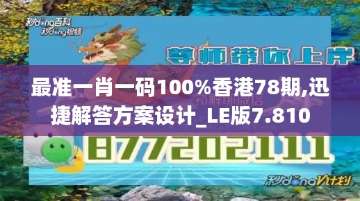 最准一肖一码100%香港78期,迅捷解答方案设计_LE版7.810