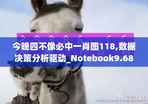 今晚四不像必中一肖图118,数据决策分析驱动_Notebook9.688