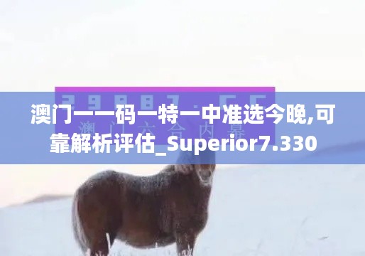 澳门一一码一特一中准选今晚,可靠解析评估_Superior7.330