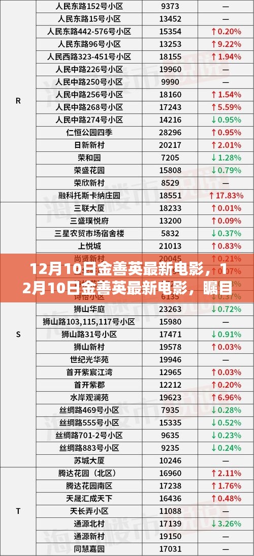 12月10日金善英最新电影，瞩目之作引发期待与热议