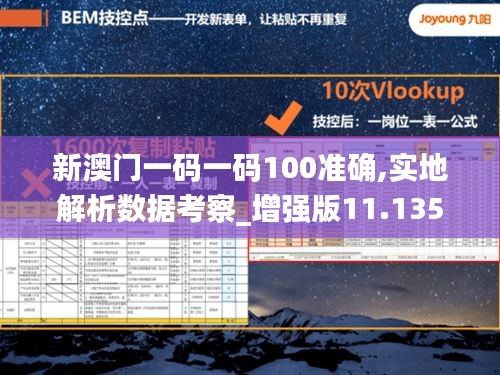 新澳门一码一码100准确,实地解析数据考察_增强版11.135