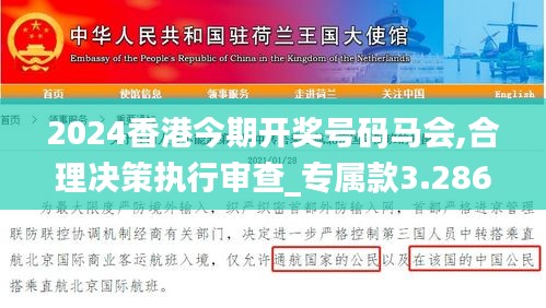 2024香港今期开奖号码马会,合理决策执行审查_专属款3.286