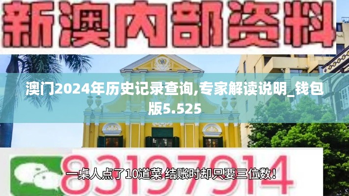 澳门2024年历史记录查询,专家解读说明_钱包版5.525