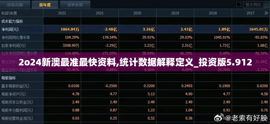 2o24新澳最准最快资料,统计数据解释定义_投资版5.912