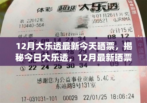 揭秘今日大乐透，12月最新晒票解析与洞察要点