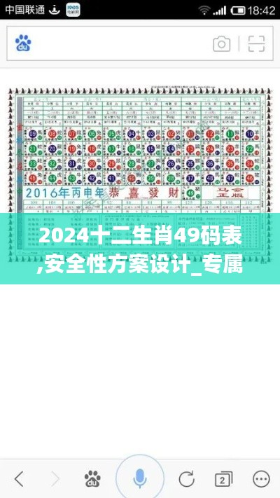 2024十二生肖49码表,安全性方案设计_专属版4.692
