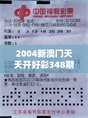 2004新澳门天天开好彩348期：彩票文化对澳门社会的影响