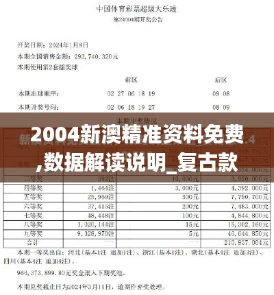 2004新澳精准资料免费,数据解读说明_复古款2.700
