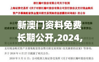新澳门资料免费长期公开,2024,前沿解读说明_户外版4.963
