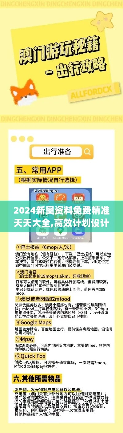 2024新奥资料免费精准天天大全,高效计划设计_tool5.852