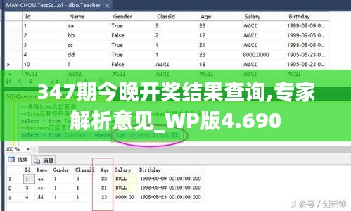 347期今晚开奖结果查询,专家解析意见_WP版4.690