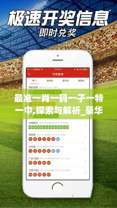 最准一肖一码一孑一特一中,探索与解析_豪华版9.346