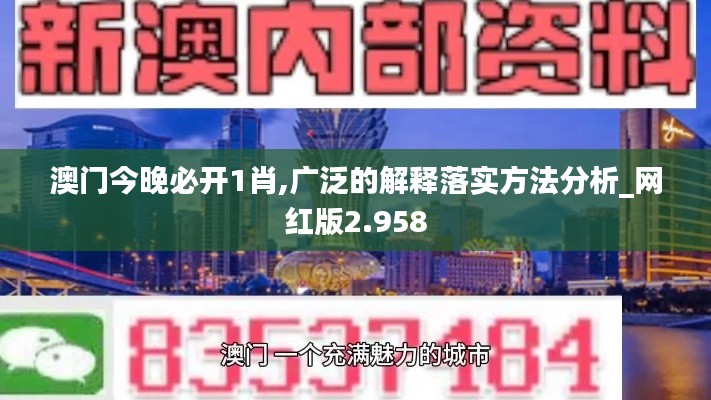 澳门今晚必开1肖,广泛的解释落实方法分析_网红版2.958