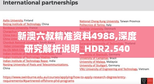 新澳六叔精准资料4988,深度研究解析说明_HDR2.540