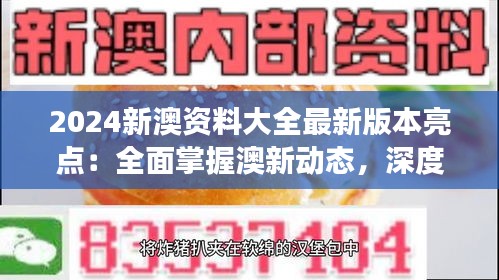 2024新澳资料大全最新版本亮点：全面掌握澳新动态，深度分析市场的精髓