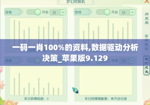一码一肖100%的资料,数据驱动分析决策_苹果版9.129