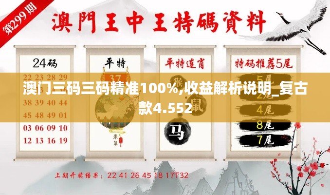 澳门三码三码精准100%,收益解析说明_复古款4.552