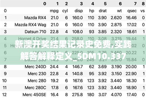 新澳开奖结果记录史免费,实践解答解释定义_5DM10.337
