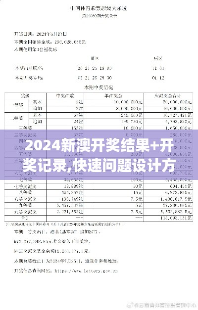 2024新澳开奖结果+开奖记录,快速问题设计方案_WP2.449