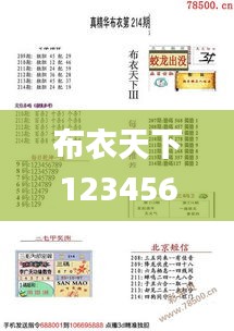 布衣天下123456今天版精华布衣图,试机号码,时代资料解析_C版1.578