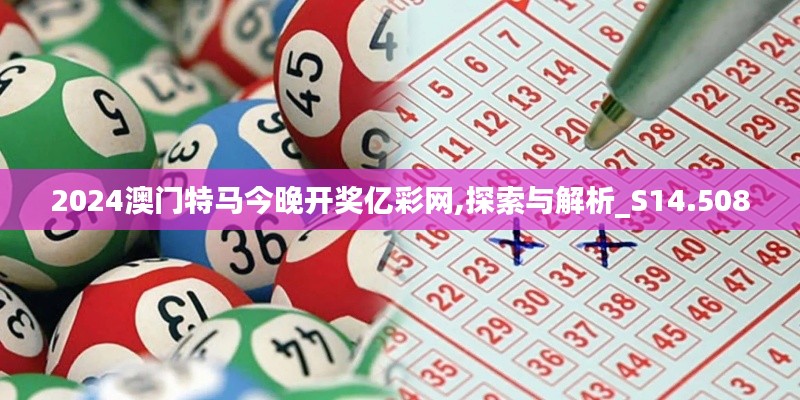 2024澳门特马今晚开奖亿彩网,探索与解析_S14.508