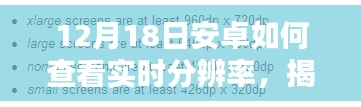 揭秘安卓系统实时分辨率查看方法（以12月18日为参考）