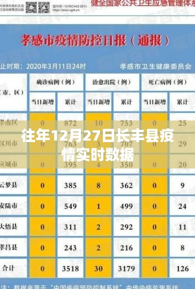 长丰县往年12月27日疫情实时数据概览
