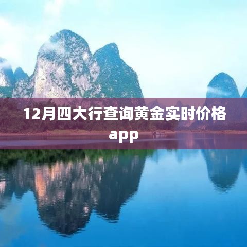 四大行黄金实时查询APP，12月金价一手掌握