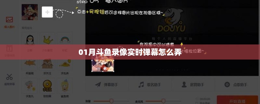 斗鱼录像实时弹幕设置攻略