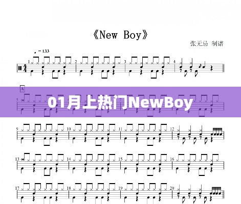 01月热门歌曲，NewBoy上榜