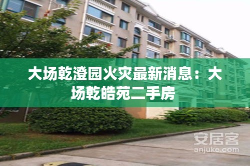 大场乾澄园火灾最新消息：大场乾皓苑二手房 