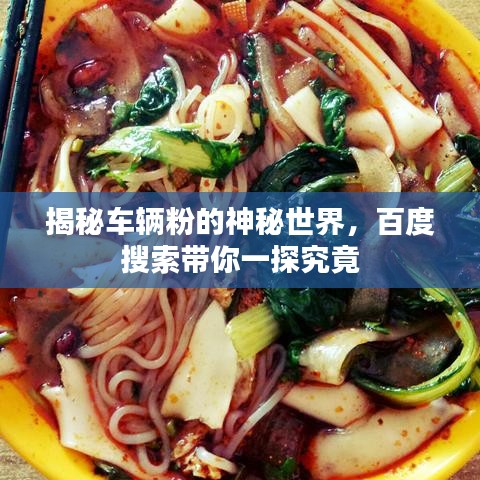 揭秘车辆粉的神秘世界，百度搜索带你一探究竟