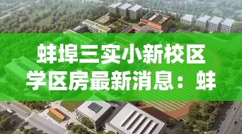 蚌埠三实小新校区学区房最新消息：蚌埠市三实小属于哪个区 