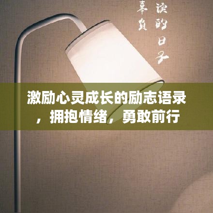 激励心灵成长的励志语录，拥抱情绪，勇敢前行