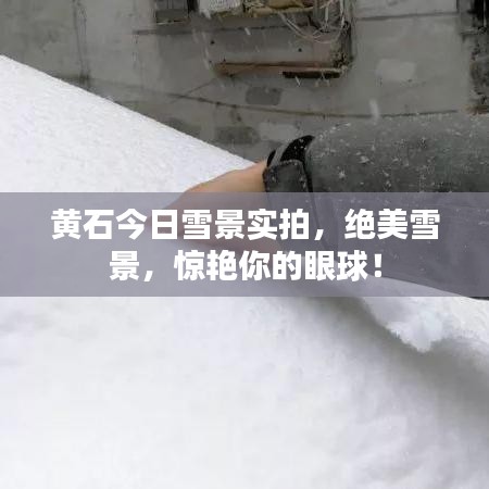黄石今日雪景实拍，绝美雪景，惊艳你的眼球！