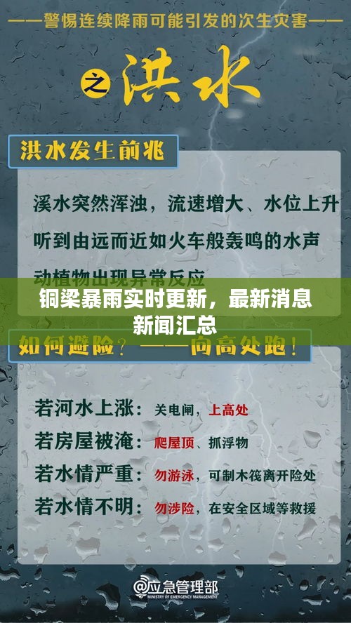 铜梁暴雨实时更新，最新消息新闻汇总