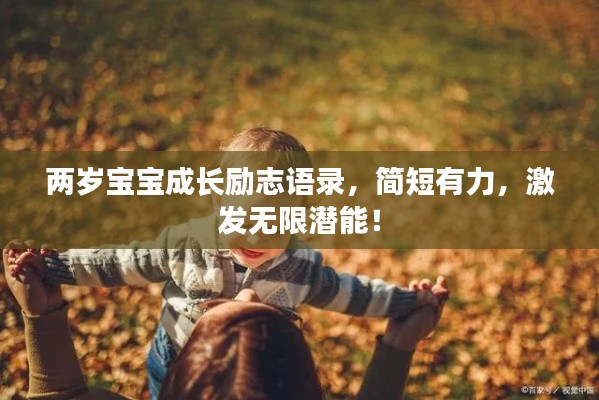 两岁宝宝成长励志语录，简短有力，激发无限潜能！