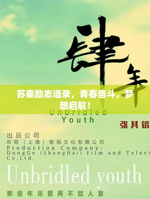 苏秦励志语录，青春奋斗，梦想启航！
