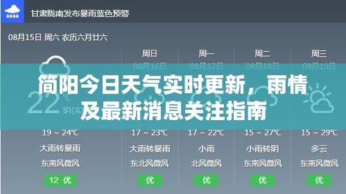 简阳今日天气实时更新，雨情及最新消息关注指南