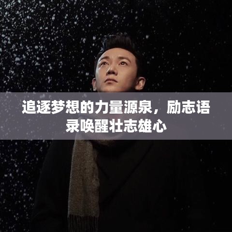 追逐梦想的力量源泉，励志语录唤醒壮志雄心