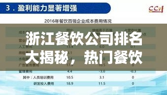 浙江餐饮公司排名大揭秘，热门餐饮企业榜单揭晓！