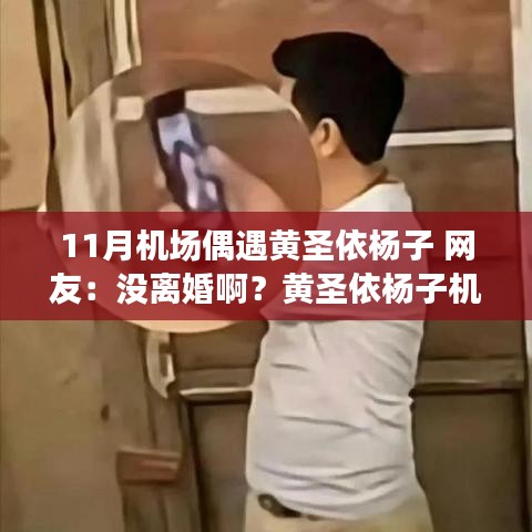 11月机场偶遇黄圣依杨子 网友：没离婚啊？黄圣依杨子机场同框，网友热议，婚姻状况成谜？