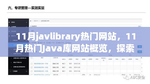 探索最新趋势与技术前沿，11月热门Java库网站概览