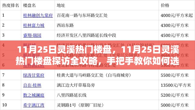 11月25日灵溪热门楼盘探访指南，全方位攻略助你挑选心仪房源