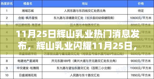 辉山乳业重磅消息发布，行业瞩目新动向，闪耀11月25日！